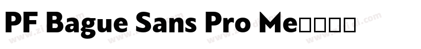 PF Bague Sans Pro Me字体转换